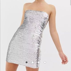 Collusion sequin bodycon mini in a size 6.